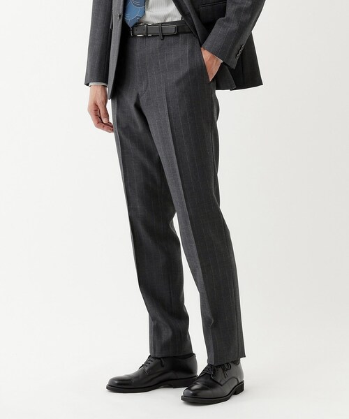 TAKEO KIKUCHI(タケオキクチ)の「【THE FLAGSHIP】矢絣 ストライプ スーツ(スーツセット・メンズ・グレー系その他3/ネイビー系2・02/03/04)」の8枚目の写真