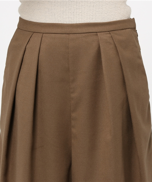 MYSELF ABAHOUSE（マイセルフアバハウス）の「タックキュロットパンツ（その他パンツ・レディース・カーキ/キャメル・MEDIUM/SMALL）」の6枚目の写真