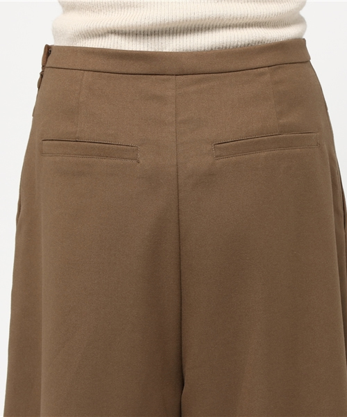 MYSELF ABAHOUSE（マイセルフアバハウス）の「タックキュロットパンツ（その他パンツ・レディース・カーキ/キャメル・MEDIUM/SMALL）」の7枚目の写真