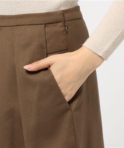 MYSELF ABAHOUSE（マイセルフアバハウス）の「タックキュロットパンツ（その他パンツ・レディース・カーキ/キャメル・MEDIUM/SMALL）」の12枚目の写真