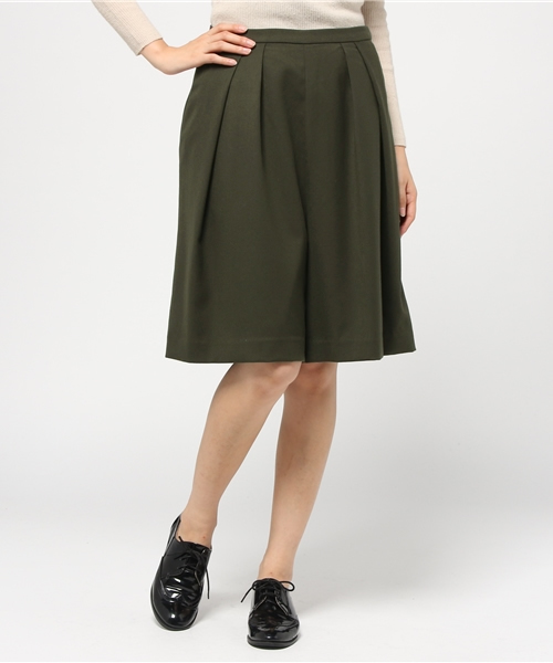 MYSELF ABAHOUSE（マイセルフアバハウス）の「タックキュロットパンツ（その他パンツ・レディース・カーキ/キャメル・MEDIUM/SMALL）」の17枚目の写真