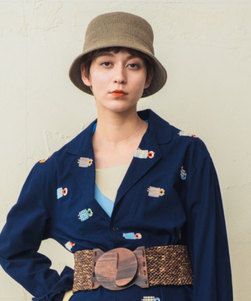 ORIENT（オリエント）の「KAYAHAT【ｶﾔﾊｯﾄ】（ハット・レディース・ベージュ/ブラック/ホワイト/カーキ・FREE）」の19枚目の写真