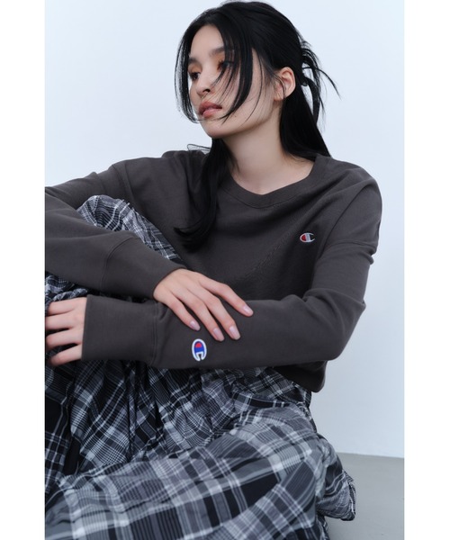 FRAY I.D（フレイアイディー）の「【Champion】クルーネックスウェット