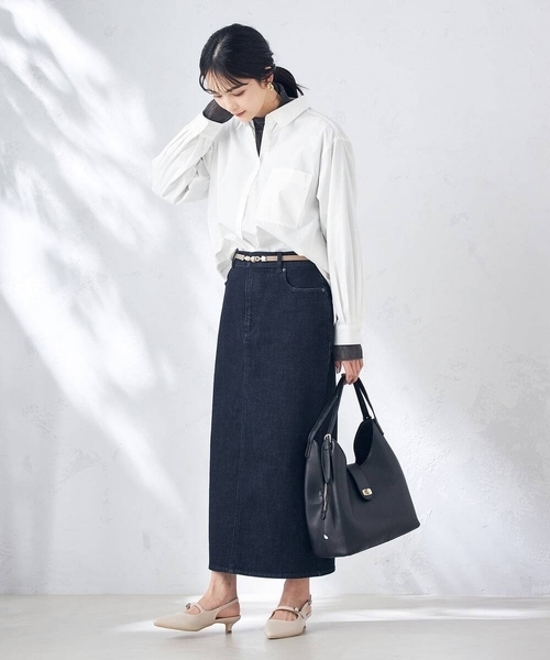 a.v.v（アーヴェヴェ）の「バックストラップパンプス（パンプス・レディース・アイボリー/ブラック・23.5/24.5/22.5）」の4枚目の写真