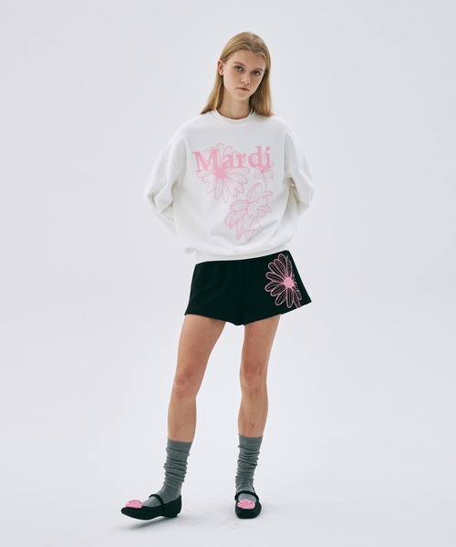 パンツ [ Mardi Merceredi ] KNIT SHORTS ROSE Mardi Merceredi ] KNIT SHORTS ROSE