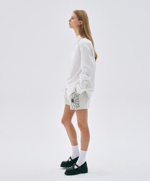 SWEAT SHORTS FLOWER（スウェットパンツ）｜Mardi Mercredi