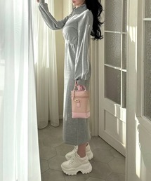 ROYAL PARTY | 【ZOZO限定】ハーフZIPトラックワンピース(ワンピース)