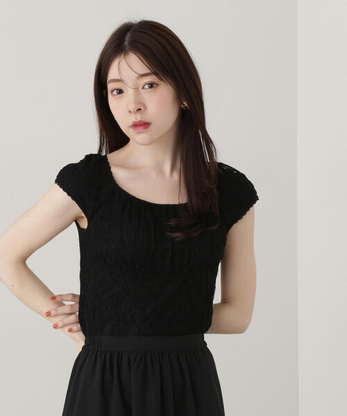 PROPORTION BODY DRESSING(プロポーションボディドレッシング)の「レースプルオーバー / 1215160306(Tシャツ/カットソー・レディース・ブラック/オフホワイト/ホワイト・FREE)」の11枚目の写真