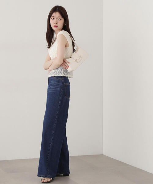 PROPORTION BODY DRESSING(プロポーションボディドレッシング)の「レースプルオーバー / 1215160306(Tシャツ/カットソー・レディース・ブラック/オフホワイト/ホワイト・FREE)」の4枚目の写真