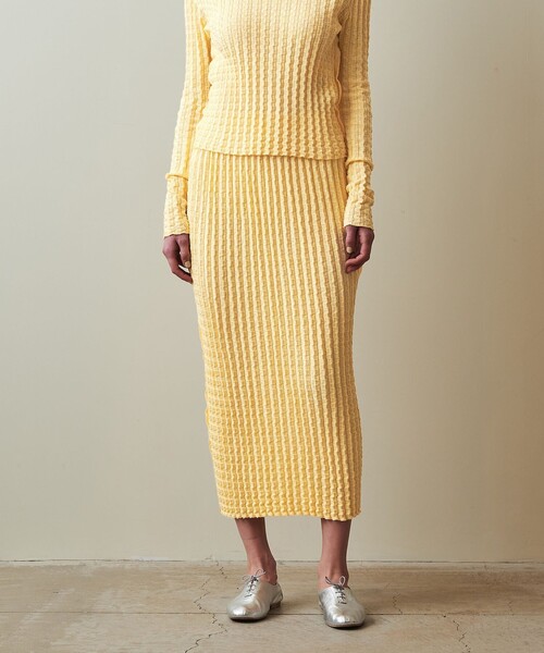 ＜ONICA × Steven Alan＞MINAMO SKIRT/スカート ONICA｜ウォッシャブル コットン リネン ミナモ スカート