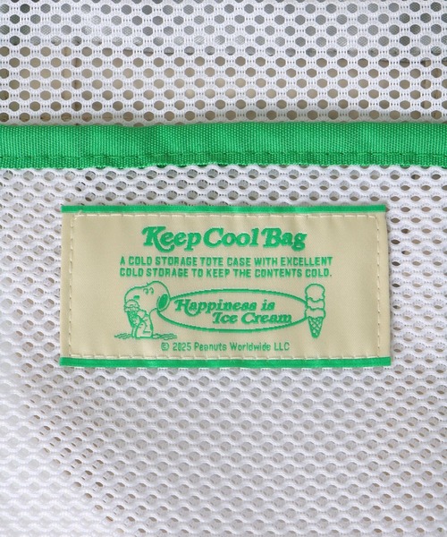 Three Four Time（ｽﾘｰﾌｫｰﾀｲﾑ）の「【PEANUTS】保冷巾着トート（エコバッグ/サブバッグ・レディース・アイボリー/ブラック・FREE）」の15枚目の写真