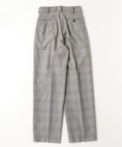 mikomori（ミコモリ）の「GLEN CHECK PANTS（スラックス・レディース・ホワイト×ブラック・SMALL/MEDIUM）」の20枚目の写真