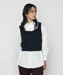 K.T KIYOKO TAKASE | ケーブル編みニット ビスチェ(ニット/セーター)