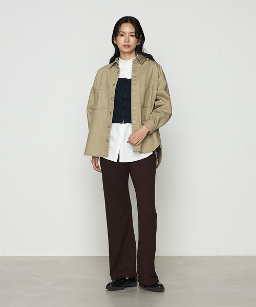 K.T KIYOKO TAKASE（キヨコタカセ）の「ケーブル編みニット ビスチェ（ニット/セーター・レディース・ネイビー・9号）」の3枚目の写真