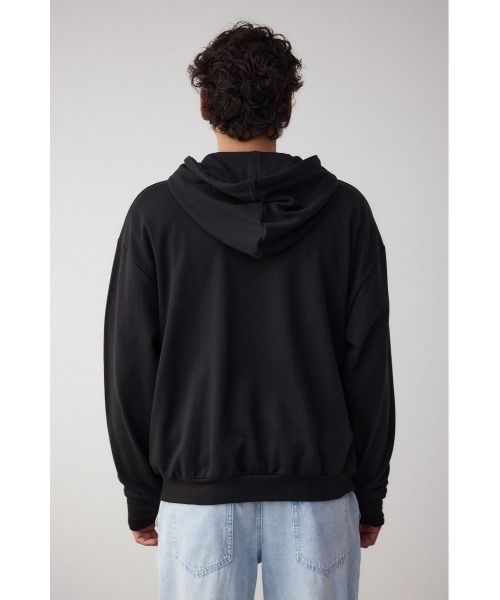 AZUL by moussy（アズールバイマウジー）の「サムホールジップパーカー（パーカー・メンズ・ブラック/ライトピンク/杢グレー/ホワイト・LARGE/MEDIUM）」の21枚目の写真