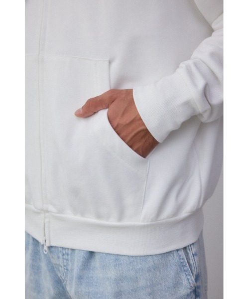 AZUL by moussy（アズールバイマウジー）の「サムホールジップパーカー（パーカー・メンズ・ブラック/ライトピンク/杢グレー/ホワイト・LARGE/MEDIUM）」の13枚目の写真