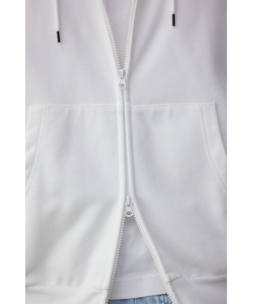 AZUL by moussy（アズールバイマウジー）の「サムホールジップパーカー（パーカー・メンズ・ブラック/ライトピンク/杢グレー/ホワイト・LARGE/MEDIUM）」の14枚目の写真