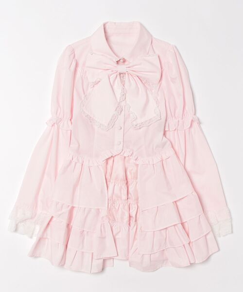 Jamie エーエヌケー(ジェイミーエーエヌケー)の「BIGおリボンお姫様ブラウス(シャツ/ブラウス・レディース・ブラック/ピンク・M)」の18枚目の写真