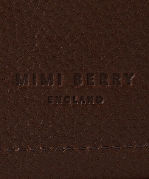 MIMI BERRY(ミミベリー)の「MIMI BERRY | ショルダーバッグ VAL GRAINY WOMEN(ショルダーバッグ・レディース・ブラウン/レッド/ブラック・ONE)」の10枚目の写真