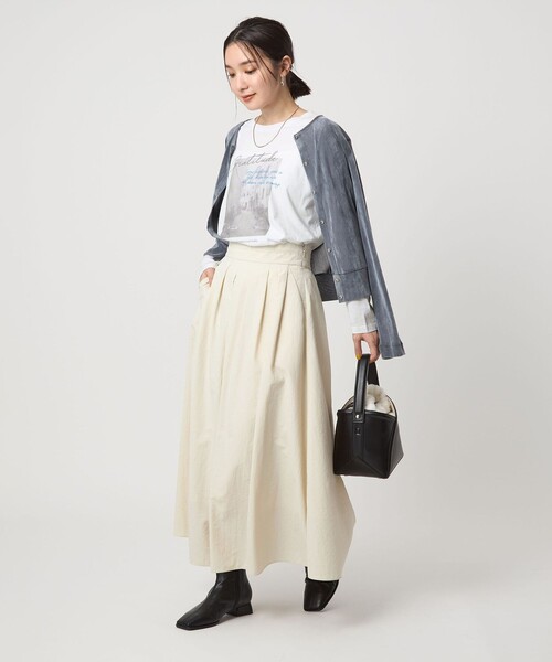 green label relaxing（グリーンレーベルリラクシング）の「【WEB限定】＜at ease＞フォトプリント ロングスリーブ Tシャツ（Tシャツ/カットソー・レディース・ダークグレー/その他1/その他2/その他3/ブラウン・FREE）」の9枚目の写真