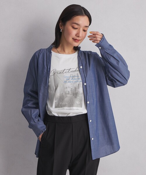 WEB限定】＜at ease＞フォトプリント ロングスリーブ Tシャツ（T