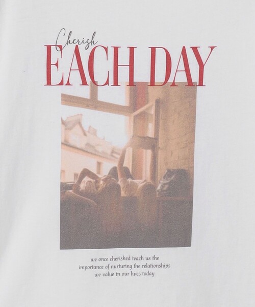 green label relaxing（グリーンレーベルリラクシング）の「【WEB限定】＜at ease＞フォトプリント ロングスリーブ Tシャツ（Tシャツ/カットソー・レディース・ダークグレー/その他1/その他2/その他3/ブラウン・FREE）」の11枚目の写真