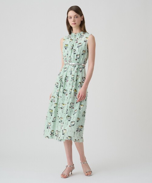 ANAYI（アナイ）の「カットジャガードフラワープリント ワンピース（ワンピース・レディース・ミント・34/36/38）」の6枚目の写真