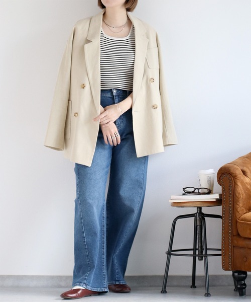 cepo（セポ）の「〈前後2way〉ソウバリニットタンクトップ（タンクトップ・レディース・オフホワイト/グレー/ブラック/ライム/ホワイト×ブラック・M）」の17枚目の写真