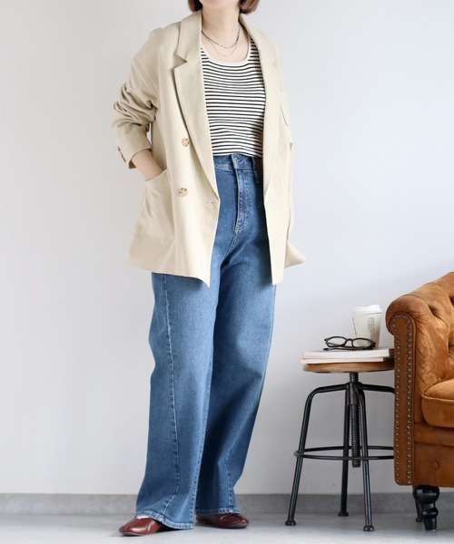 cepo（セポ）の「〈前後2way〉ソウバリニットタンクトップ（タンクトップ・レディース・オフホワイト/グレー/ブラック/ライム/ホワイト×ブラック・M）」の16枚目の写真