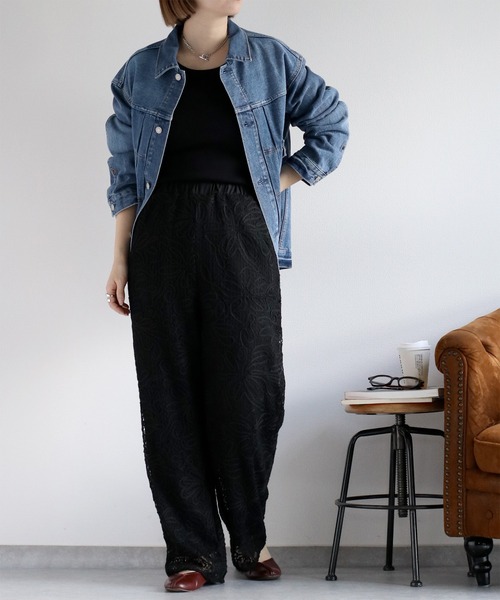 cepo（セポ）の「〈前後2way〉ソウバリニットタンクトップ（タンクトップ・レディース・オフホワイト/グレー/ブラック/ライム/ホワイト×ブラック・M）」の22枚目の写真