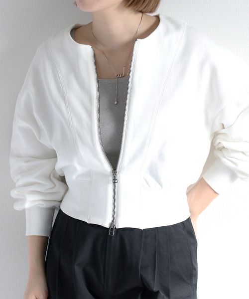 cepo（セポ）の「〈前後2way〉ソウバリニットタンクトップ（タンクトップ・レディース・オフホワイト/グレー/ブラック/ライム/ホワイト×ブラック・M）」の8枚目の写真