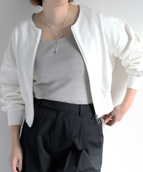 cepo（セポ）の「〈前後2way〉ソウバリニットタンクトップ（タンクトップ・レディース・オフホワイト/グレー/ブラック/ライム/ホワイト×ブラック・M）」の7枚目の写真