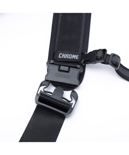 CHROME（クローム）の「［ CHROME / クローム ］KADET MAX WP BK_BLACK / カデット マックス ウォータープルーフ ブラック 完全防水 17L スリング バッグ ボディバッグ 14'PC収納 両肩対応（ボディバッグ/ウエストポーチ・メンズ・ブラック・FREE）」の11枚目の写真
