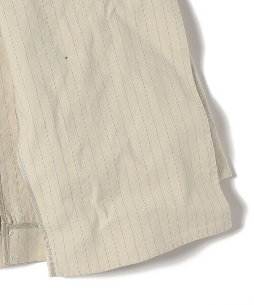 SHIPS(シップス)の「SHIPS Primary Navy Label:麻混 ストライプ ストレッチ ダブル ジャケット(テーラードジャケット・レディース・ベージュ/ネイビー・36/38)」の8枚目の写真