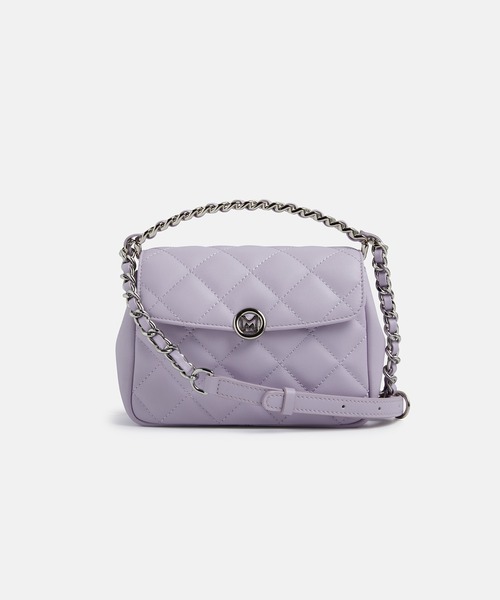 METROCITY（メトロシティ）の「【メトロシティ】牛革 ダイヤクラシコトートバッグ ミディアム（トートバッグ・レディース・ブラック/アイボリー/ネイビー/パープル・FREE）」の2枚目の写真