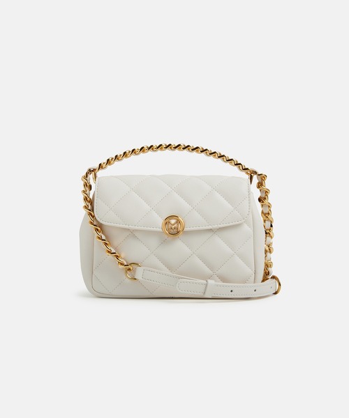 METROCITY（メトロシティ）の「【メトロシティ】牛革 ダイヤクラシコトートバッグ ミディアム（トートバッグ・レディース・ブラック/アイボリー/ネイビー/パープル・FREE）」の3枚目の写真