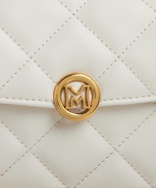 METROCITY（メトロシティ）の「【メトロシティ】牛革 ダイヤクラシコトートバッグ ミディアム（トートバッグ・レディース・ブラック/アイボリー/ネイビー/パープル・FREE）」の9枚目の写真