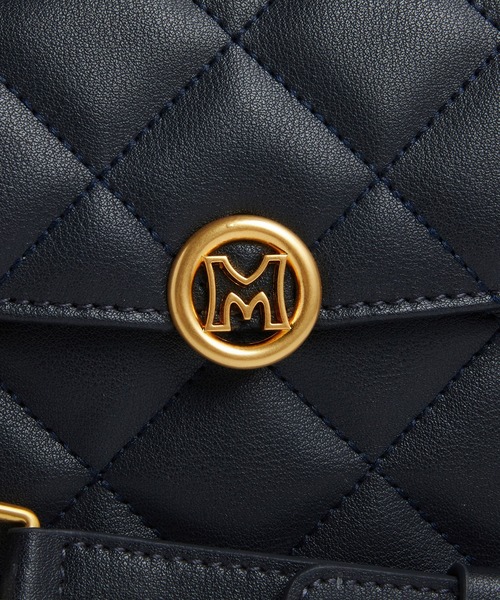 METROCITY（メトロシティ）の「【メトロシティ】牛革 ダイヤクラシコトートバッグ ミディアム（トートバッグ・レディース・ブラック/アイボリー/ネイビー/パープル・FREE）」の21枚目の写真