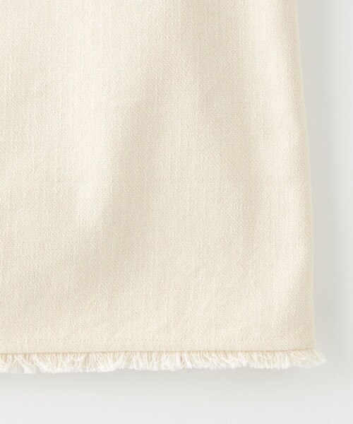 CITEN(シテン)の「<CITEN>フリンジVネックベスト(ベスト・レディース・オフホワイト/ブラック・FREE)」の7枚目の写真