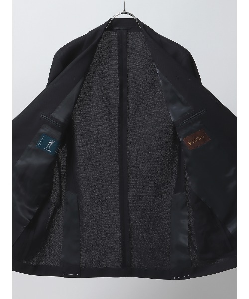 SUIT SQUARE(スーツスクエア)の「WEAR SHiFT ジャケット 尾州 無地 通年(テーラードジャケット・メンズ・ネイビー系・S/M/L/LL)」の9枚目の写真