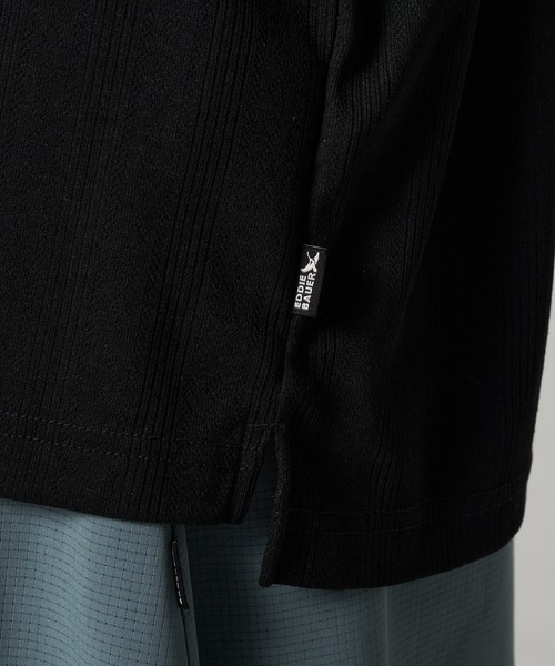 Eddie Bauer(エディーバウアー)の「ジャージー 開襟シャツ(シャツ/ブラウス・レディース・アイボリー/ブラック/パープル・S/M/L/XL)」の12枚目の写真