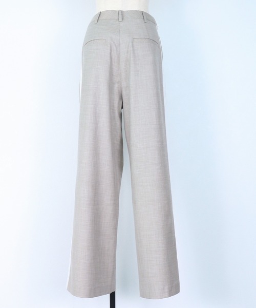VERSEAU(ヴェルソー)の「先染めサイドライン ストレートパンツ(その他パンツ・レディース・ライトグレー/ベージュ・SMALL/MEDIUM)」の17枚目の写真