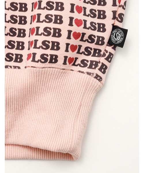 Little sunny bite(リトルサニーバイト)の「【8】【it】【Little sunny bite】I love LSB hoodie(パーカー・レディース・オレンジ/ピンク/アイボリー・MEDIUM/SMALL)」の7枚目の写真
