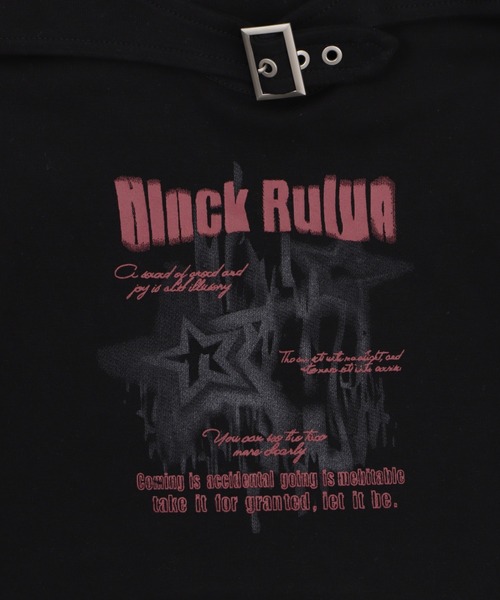 Figments(フィグメンツ)の「レイヤードデザイントップス(Tシャツ/カットソー・レディース・ホワイト/ブラック・FREE)」の5枚目の写真