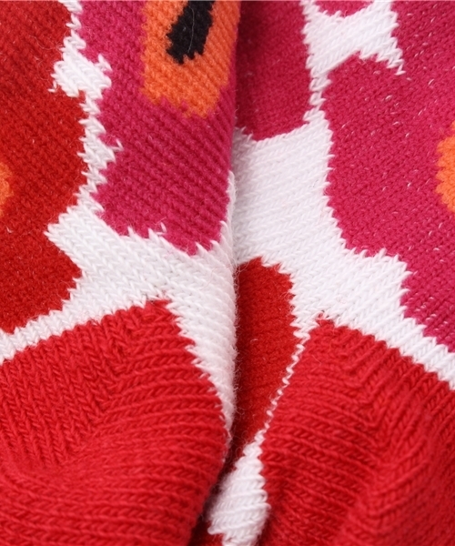 marimekko（マリメッコ）の「HIETA SOCKS（ソックス/靴下・キッズ・レッド/ブラック・FREE）」の5枚目の写真