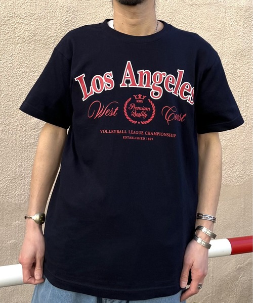 RGY（アールジーワイ）の「【RGY】LOS ANGELES プリントTシャツ（Tシャツ/カットソー・レディース・ネイビー/オートミール/ホワイト・LARGE/MEDIUM）」の10枚目の写真