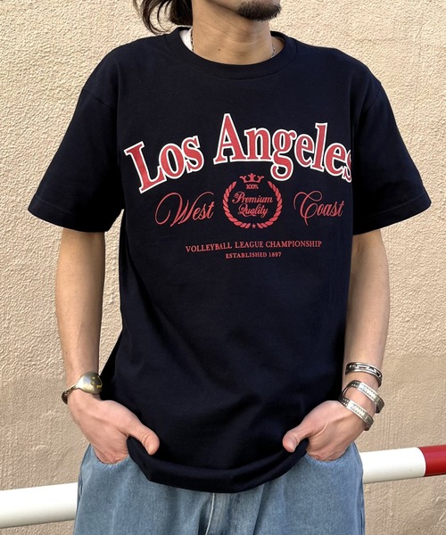 RGY（アールジーワイ）の「【RGY】LOS ANGELES プリントTシャツ（Tシャツ/カットソー・レディース・ネイビー/オートミール/ホワイト・LARGE/MEDIUM）」の11枚目の写真