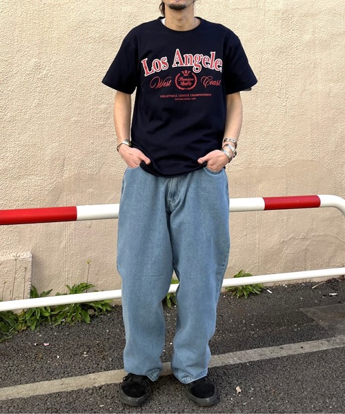 RGY（アールジーワイ）の「【RGY】LOS ANGELES プリントTシャツ（Tシャツ/カットソー・レディース・ネイビー/オートミール/ホワイト・LARGE/MEDIUM）」の14枚目の写真