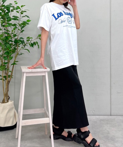 RGY（アールジーワイ）の「【RGY】LOS ANGELES プリントTシャツ（Tシャツ/カットソー・レディース・ネイビー/オートミール/ホワイト・LARGE/MEDIUM）」の19枚目の写真
