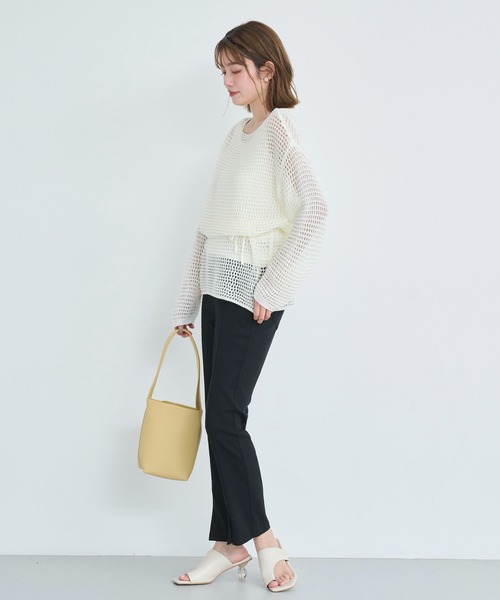attiree(アティレー)の「【ハイパーストレッチ】裾スリット入りスリムパンツ(その他パンツ・レディース・ブラック・SMALL/MEDIUM/LARGE)」の7枚目の写真